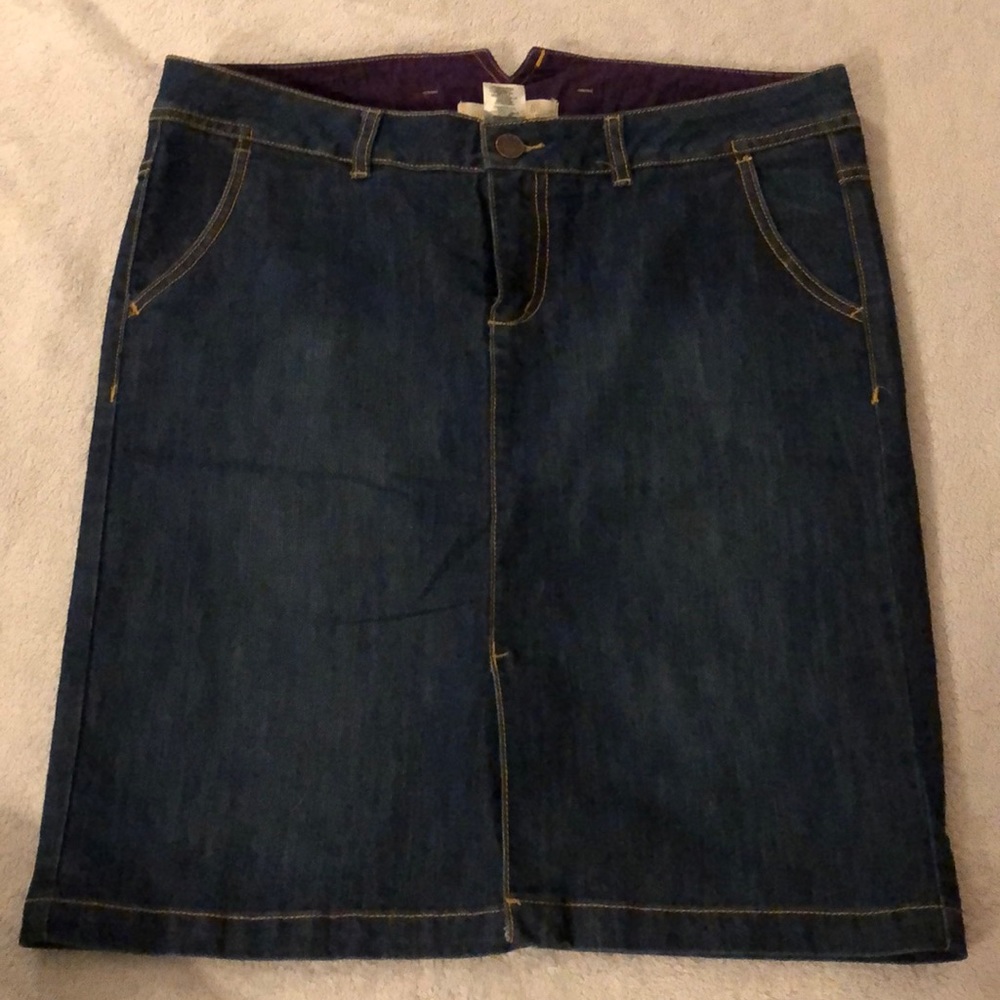 Route 66 jean skirt